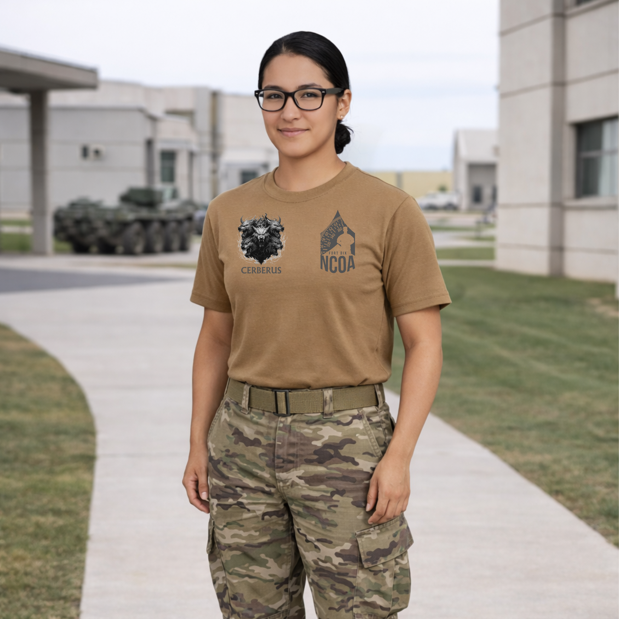 NCOA Cerberus PLT Coyote Shirt