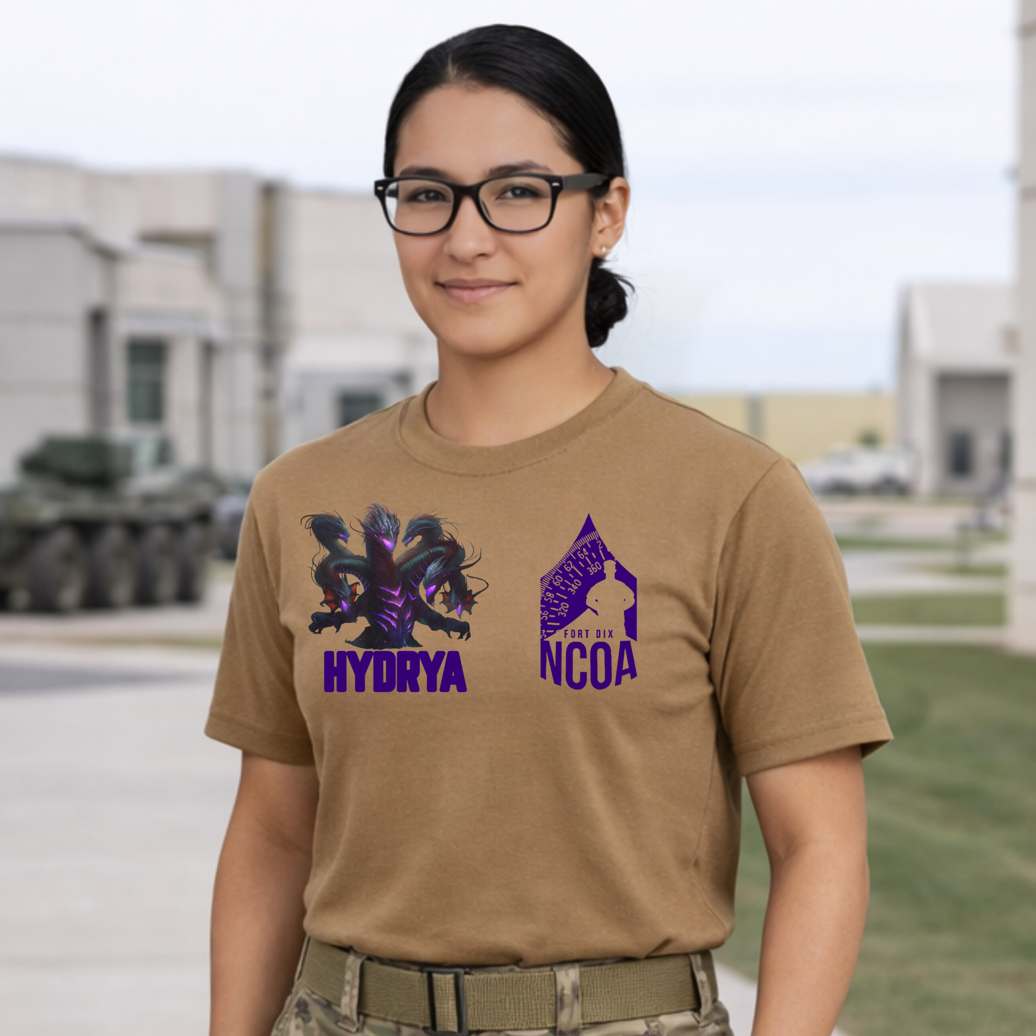 NCOA Hydra Tactical PLT Coyote Shirt